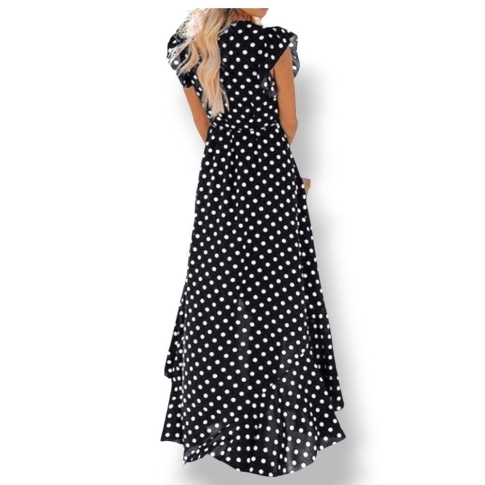 Grecerelle - Small Stunning Polka Dot Dress - Picture 2 of 10